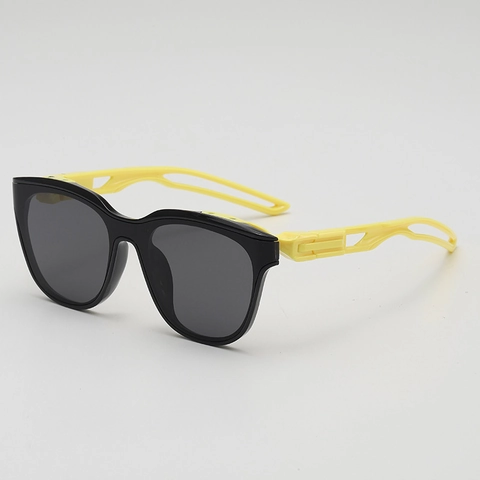 Gafas De Sol Para Niños Montura PC Protección UV400 Deporte Al Aire Libre Ciclismo Con Patas Huecas Diseño Irregular