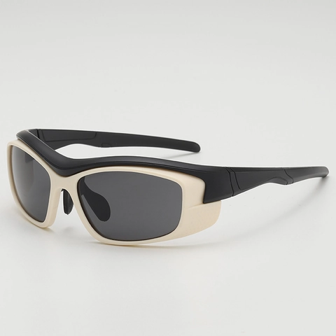 Kids Sport Sunglasses PC Frame UV400 Protection Outdoor Cycling Futuristic Style Color Contrast For Boys Girls