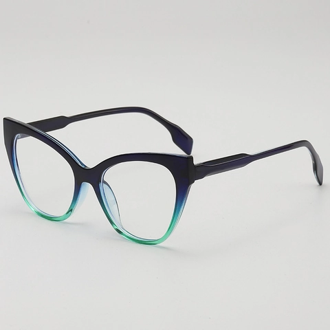 Retro Kattenoog Brilmontuur Vintage Mode Heldere Lens PC AC Decoratieve Brillen Stijlvol Voor Vrouwen