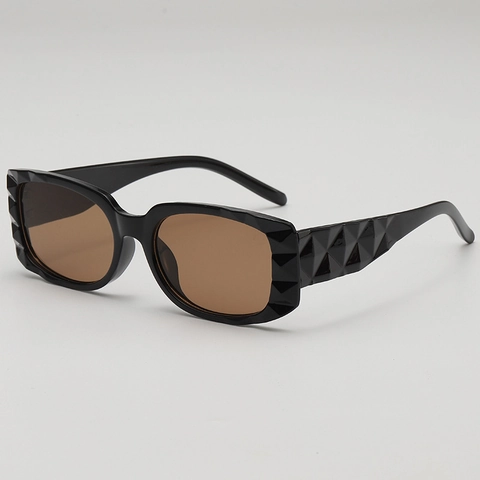Square Sunglasses Geometric Diamond Cut PC Frame UV400 Protection Candy Color Retro Y2K Street Style For Women Men