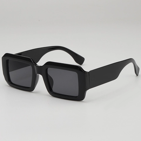 Retro Square Sunglasses PC Frame AC Lens UV400 Protection Fashion Hip Hop Rectangular Eyewear Unisex