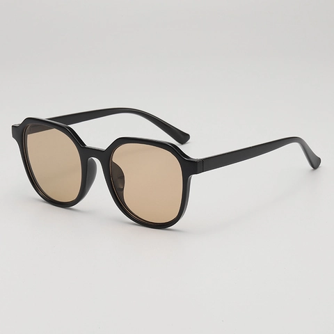 Retro Square Sunglasses PC Frame AC Lens UV400 Protection Large Geometric Frame Trendy Outdoor Travel Eyewear For Women
