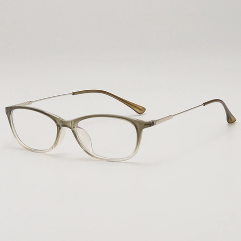 Retro TR90 Small Square Optical Glasses Frame With Metal Temples Unisex Anti-Blue Light Prescription Ready Eyeglasses For Women Men