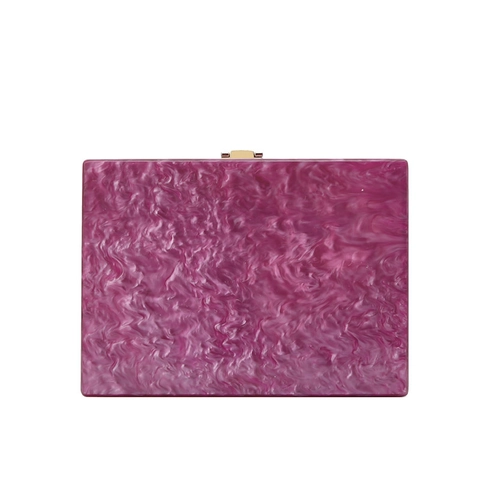 Acryl Abendclutch Mit Marmorstruktur Goldener Metallverschluss Umhängetasche Box Handtasche Für Damen Bankett Party