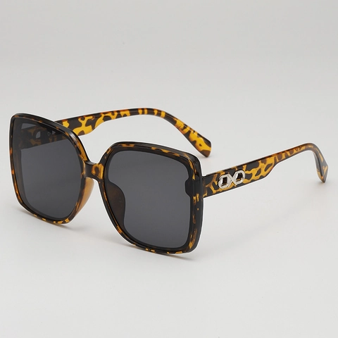 Eckige Sonnenbrille Großer Rahmen PC Verlaufsgläser Retro Mode Brillen Für Frauen Outdoor Autofahren