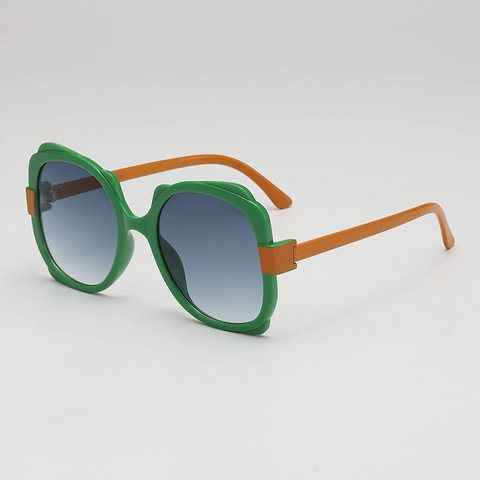 Occhiali Da Sole Oversize Montatura Grande In PC Lenti Sfumate AC Protezione UV400 Moda Viaggi All Aperto Stile Ins Donne Uomini