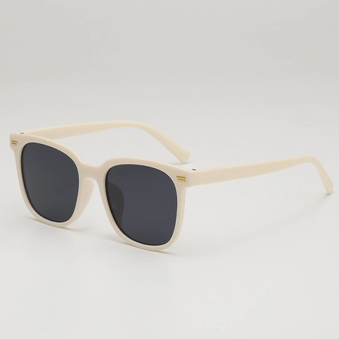 Square Frame Sunglasses Retro Fashion PC Frame AC Lens UV400 Protection Metal Decor For Women And Men