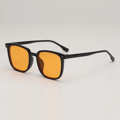 Rectangular Sunglasses Retro Small Frame Fashion UV400 Protection PC Frame AC Lens For Women Men Driving Outdoor Rivet