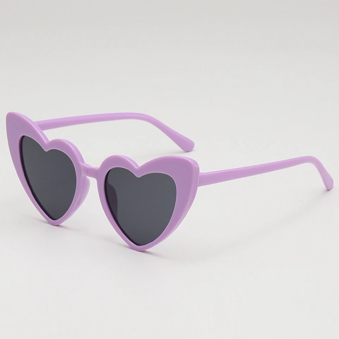 Kinder Sonnenbrille Herzform UV400 Schutz PC Rahmen AC Gläser Süße Mode Retro Brille Für Mädchen Party Fotografie