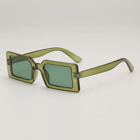 Retro Square Sunglasses For Women Men UV400 Protection PC Frame AC Lens Rectangular Sun Glasses Travel Beach Daily Driving