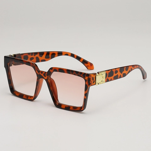 Square Oversized Sunglasses PC Frame AC Lens UV400 Protection Fashion Retro Dopamine Colors Unisex