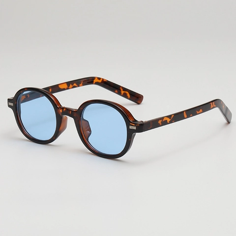 Lunettes De Soleil Ovales Rétro Protection UV400 Monture PC Mode Ins Style Pour Hommes Femmes