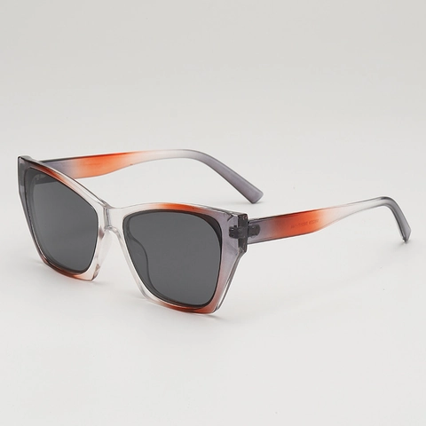 Cat-Eye-Sonnenbrille PC-Rahmen AC-Gläser UV400-Schutz Retro-Hip-Hop-Street-Style Für Damen Und Herren