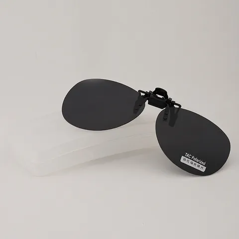 Clip On Polarized Sunglasses TAC Lens UV400 Flip Up Lenses For Nearsighted Prescription Eyeglasses Driving Outdoor Sports