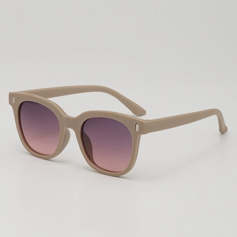 Kids Sunglasses UV400 Protection Trendy PC Frame AC Gradient Lens Square Retro Fashion Children Shades