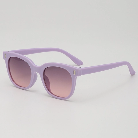 Kids Sunglasses UV400 Protection Trendy PC Frame AC Gradient Lens Square Retro Fashion Children Shades