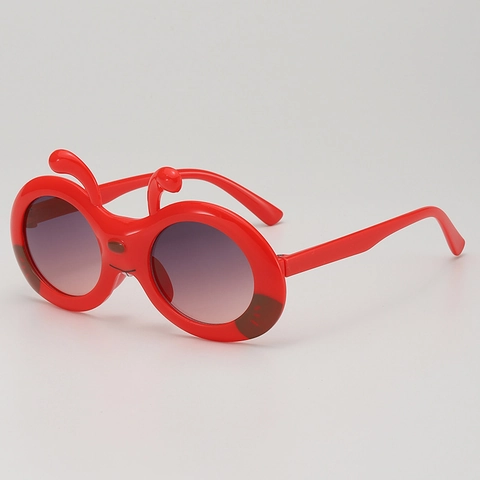 Kids Cartoon Insect Sunglasses UV400 Protection Cute Ant Bee Shape Plastic Frame Outdoor Eyewear For Boys Girls
