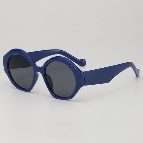 Retro Oval Sunglasses Women Men Vintage Cat Eye Sun Glasses Punk Street Hip Hop Thick PC Frame UV400 Outdoor Fashion Eyewear