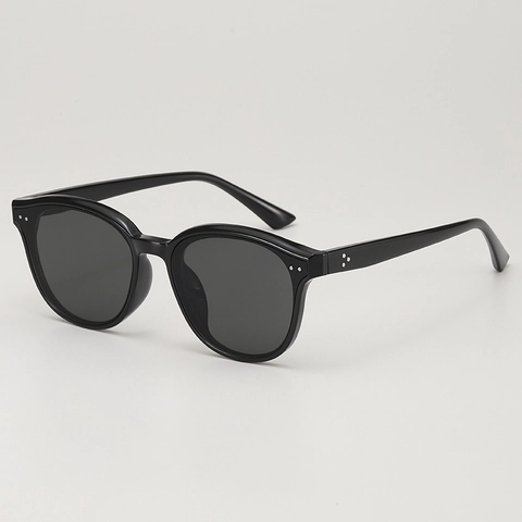 Gafas De Sol Ovaladas Retro Mujeres Hombres Protección UV400 Montura PC Lente AC Vintage Moda Conducir Remache