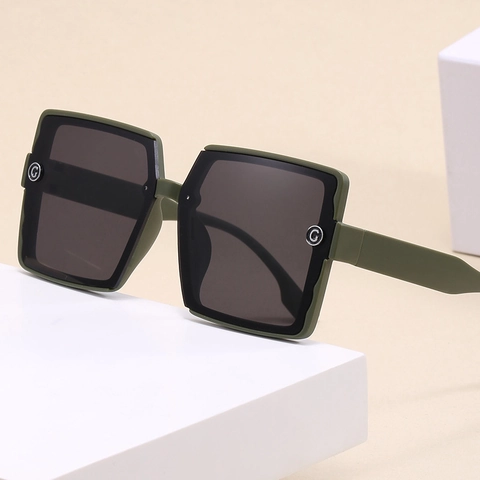 Vintage Square Frame Sunglasses For Women PC UV400 Protection Retro Fashion Sun Glasses Matte Frame Outdoor Travel