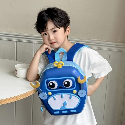Mochila Infantil Robot Carcasa Rígida EVA Impermeable Ligera Bolsa Escolar Jardín De Infancia Niños Niñas