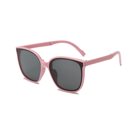 Faltbare Kinder Sonnenbrille Mode UV400 Schutz PC Rahmen Tragbare Ovale Brille Für Kinder Outdoor Reisen