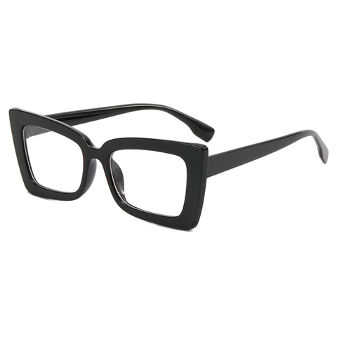 Occhiali Anti Luce Blu Retro Moda Occhio Di Gatto Oversize Montatura PC Lenti AC Occhiali Da Vista Versatili Unisex