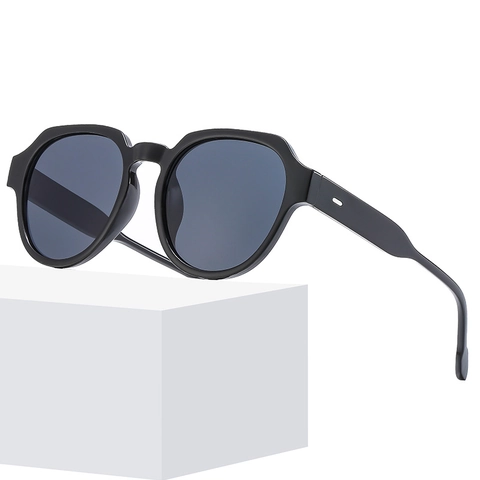 Übergroße Retro Sonnenbrille Für Damen Und Herren Mode Outdoor Brille Mit PC Rahmen AC Gläser UV400 Schutz Eckig