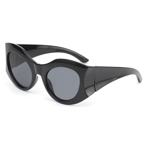 Occhiali Da Sole Cat Eye Oversize Montatura In PC Protezione UV400 Moda Retro Per Donna Uomo