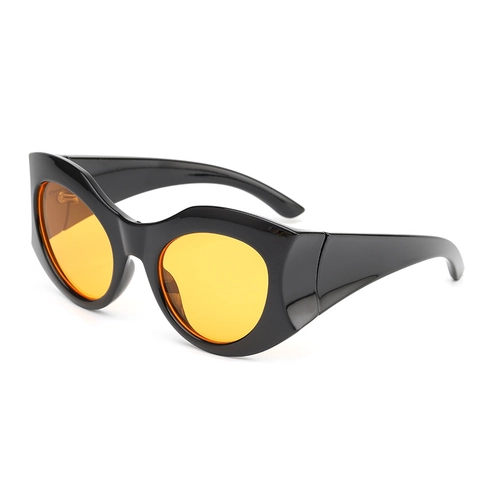Occhiali Da Sole Cat Eye Oversize Montatura In PC Protezione UV400 Moda Retro Per Donna Uomo