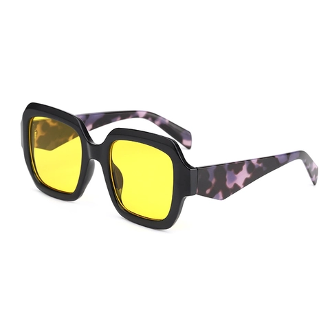 Oversized Square Sunglasses PC Frame AC Lens UV400 Protection Hip Hop Fashion For Men Women