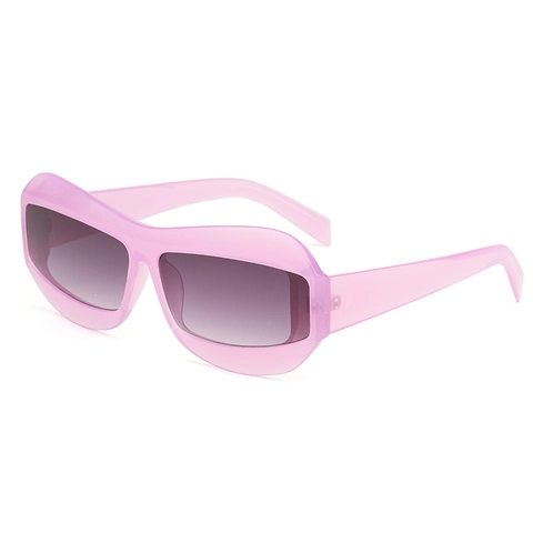 Lunettes De Soleil À Monture Épaisse PC Carré Rétro Protection UV400 Y2K Hip Hop Style Futur Mode Pour Femmes Hommes