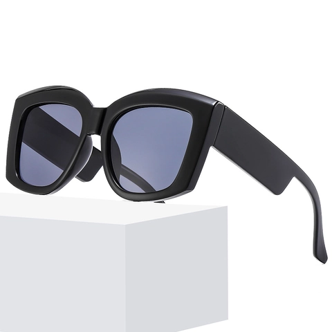 Quadratische Sonnenbrille Mit Grossem Rahmen Mode Breite Buegel UV400 Schutz Retro Brillen Fuer Outdoor Reisen