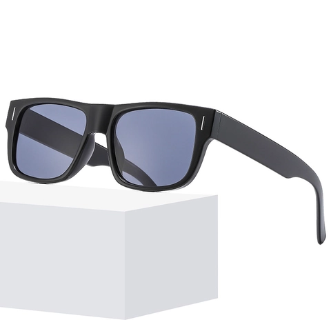 Quadratische Sonnenbrille Vintage Oversize PC Rahmen AC Gläser UV400 Schutz Mode Retro Brille Für Herren Und Damen