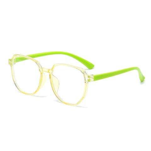 Lunettes Anti Lumière Bleue Enfants Monture Polygone Géométrique PC Protection Des Yeux Jeu Sur Ordinateur Pour Garçons Filles
