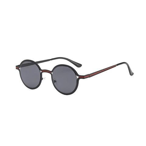Retro Runde Sonnenbrille Vintage Metallrahmen UV400 Schutz Outdoor Mode Brille Unisex Herren Damen