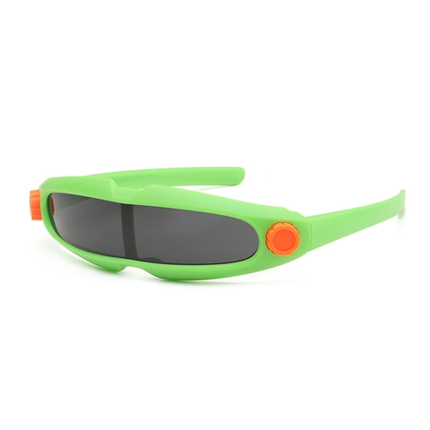 Kids Futuristic Sunglasses Cyberpunk Goggles PC Frame UV400 Protection Sport Outdoor Eyewear For Boys Girls