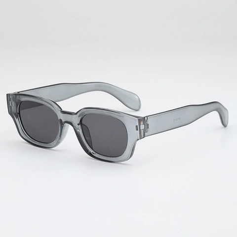 Retro Klobige Eckige Sonnenbrille Für Damen Herren PC Rahmen AC Linse UV400 Schutz Hip Hop Mode Vielseitige Outdoor Brille