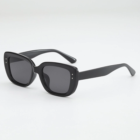 Oversized Square Sunglasses PC Frame AC Lens UV400 Protection Retro Fashion Rivet Decoration For Women Men
