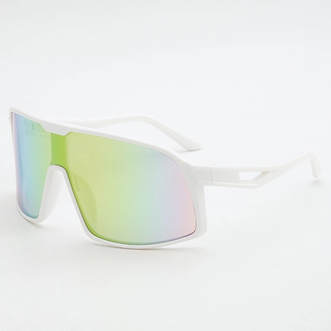 Gafas De Sol Deportivas Shield Sobredimensionadas Lentes PC UV400 Ciclismo Aire Libre Correr Cortavientos Moda Hombre Mujer