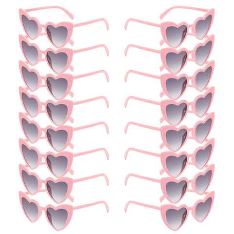 Heart Shaped Sunglasses Trendy PC Plastic Frame UV400 Protection Party Festival Fashion Eyewear For Women