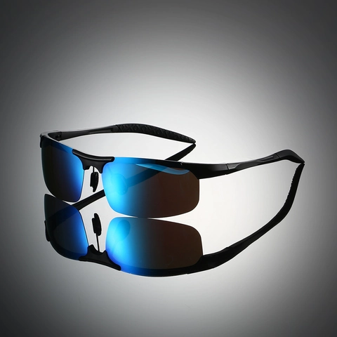 Buitensport Zonnebril Antireflectie UV400 Fietsen Hardlopen Rijden Bril Gespiegelde Lens Half-Omrand Zonnebril Unisex