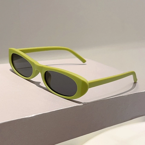 Retro Oval Sunglasses UV400 Protection PC Frame Vintage Small Frame Eyewear Women Men Trendy Y2K Fashion Accessories