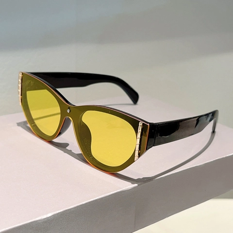 Γυαλιά Ηλίου Cat Eye Ρετρό Vintage Προστασία UV400 Πλαίσιο PC Μεταλλική Διακόσμηση Μόδα Για Γυναίκες