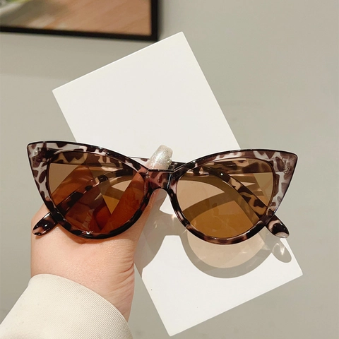 Occhiali Da Sole Cat Eye Vintage Per Donna Protezione UV400 Montatura PC Stile Retrò Alla Moda Outdoor Guida Vacanze