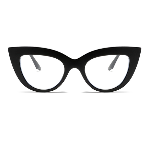 Occhiali Anti Luce Blu Gatto Moda Retro Montatura PC Lenti Ottiche Trasparenti Per Donne Uomini