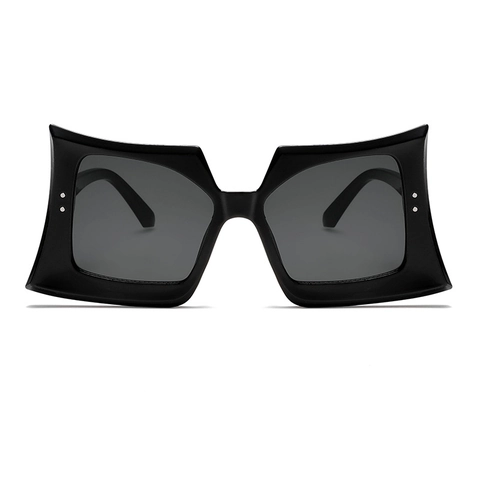 Mode Übergroße Geometrische Schmetterling Sonnenbrille Für Damen Trendy PC Rahmen Hip Hop UV400 Straßenfotografie Brille