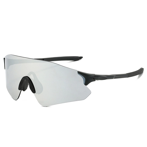Gafas De Sol Deportivas Ciclismo Montura PC Lentes PC Protección UV400 Cortavientos Espejo Para Correr Aire Libre Unisex