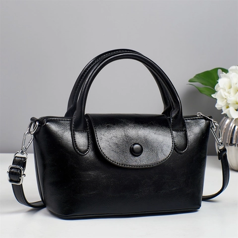 Sac Bandoulière Vintage en Cuir PU Style Dumpling pour Femmes Niche Française Grande Capacité Sac à Main Satchel