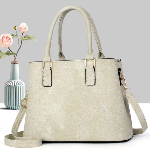 Sac À Main Fourre-Tout Pour Femmes En Cuir PU Texturé Style Rétro Occidental Sac À Bandoulière Avec Sangle Amovible Or